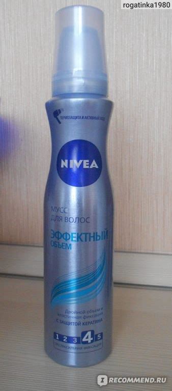Мусс для волос NIVEA «Эффектный объем» - «Создает хороший объем и не ...