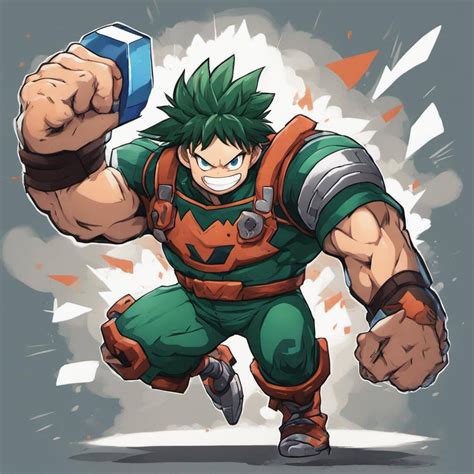 Super Buff Deku By Lawreebb On Deviantart