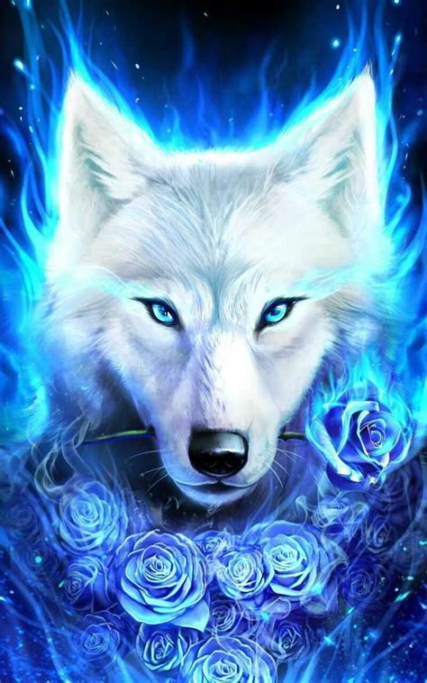 Cool Blue Wolf Wallpapers Wallpaper Cave