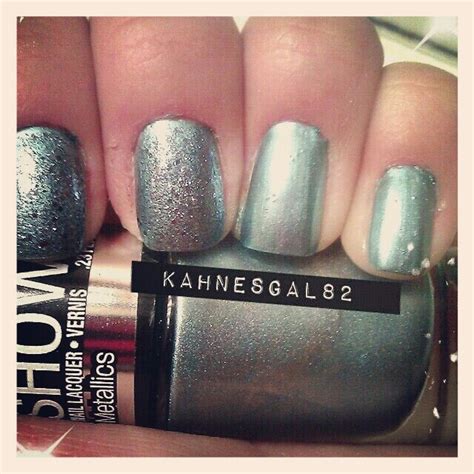 Metallic blue :) | Nail polish, Nails, Metallic blue