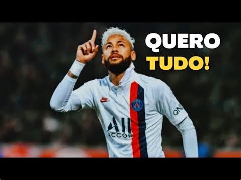 MINHA NOSSA O CRAQUE NEYMAR ESTÁ FOCADO PARA GANHAR TUDO NO PSG