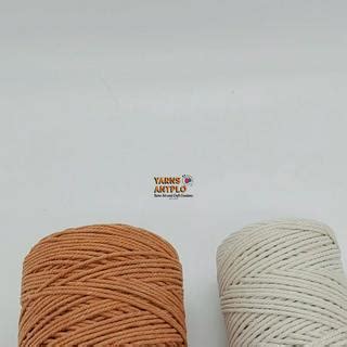 Yarns Art: COTTON CORD/MACRAME CORD 2mm/3 ply SOFT TWISTED NATURAL ... 