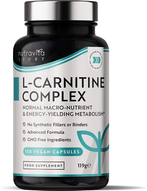 Buy L Carnitine Complex High Strength Capsules With Added Riboflavin