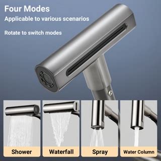 In Rotation Waterfall Kitchen Faucet Multifunction Faucet Hot And Cold Water Tap Rotatable