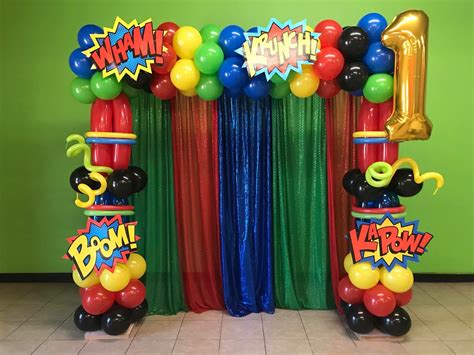 Relax Wait Attractive Avengers Superhero Balloon Arch Notice Kitten Moss