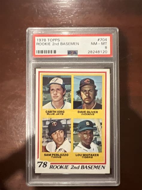 Topps Lou Whitaker Rookie Psa Ebay