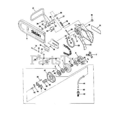 Shindaiwa Shindaiwa Chainsaw Clutch Drum Brake Parts Lookup With