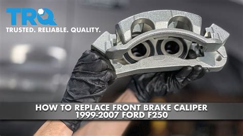 How To Replace Front Brake Caliper 1999 2007 Ford F250 YouTube