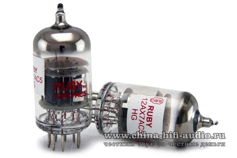Электронная лампа RUBY 12AX7 - купить с гарантией и доставкой по России!