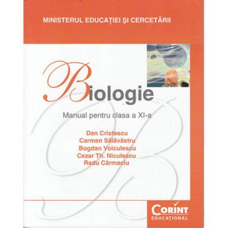 Manual Clasa A XI A Biologie Editura Corint