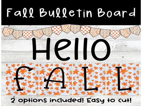 Fall Classroom Bulletin Board Diy Bulletin Board Classroom Decor