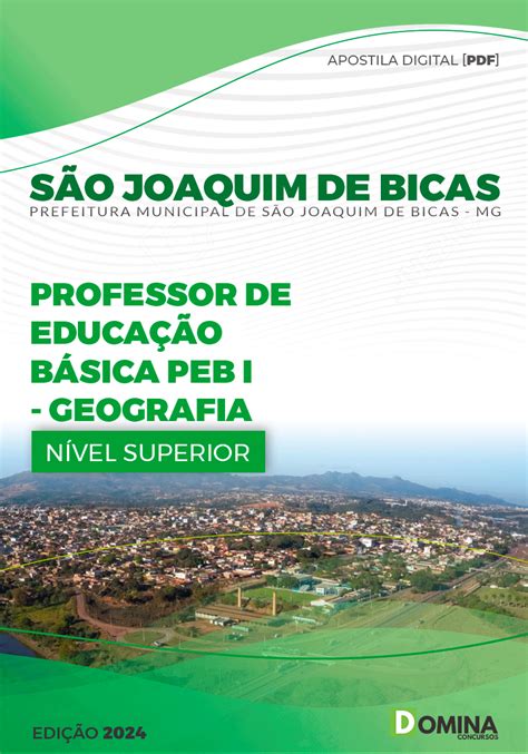 Apostila Pref S O Joaquim De Bicas Mg Professor Geografia