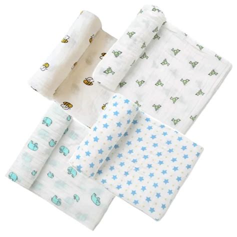 Manta De Bebe Algodon Print Gauze Cotton Bamboo Fiber Baby Easy