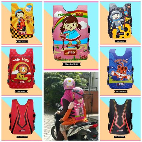 Jual Sabuk Bonceng Apro Sabuk Bonceng Anak Apro Sabuk Pengaman Naik Motor Sabuk Bonceng