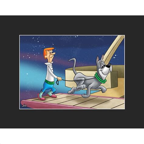 The Jetsons - Treadmill Matted L.E. Lithograph | Property Room