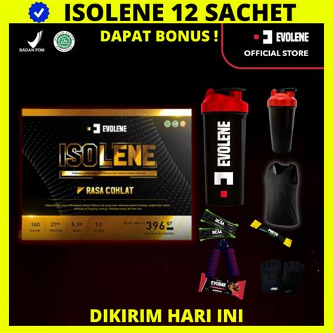 Jual Isolene Whey Box Sachet Evolene Isolate Bpom Halal Susu