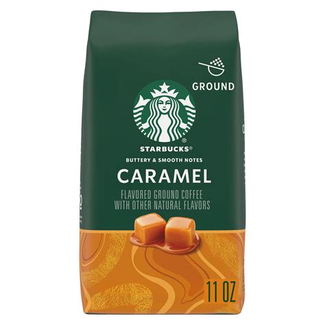 Кофе Молотый Starbucks Caramel Flavored Medium Roast Ground Coffee ...