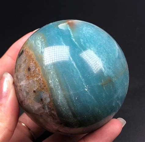 Caribbean Calcite Sphere Healing Spiritual Ball Etsy