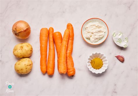 Curried Creamy Carrot Soup Pinch Of Nom