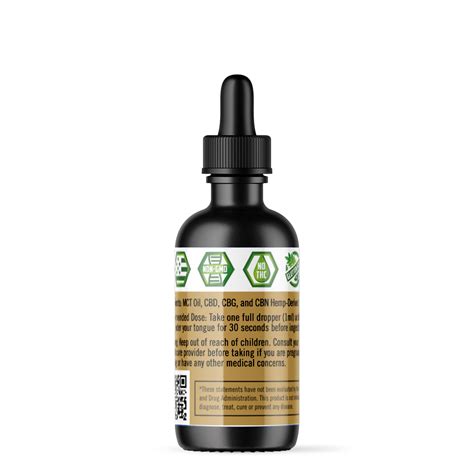 CBD CBG CBN Tincture 3000mg | CBN Oil For Sale | Best CBG Oil | Good CBD