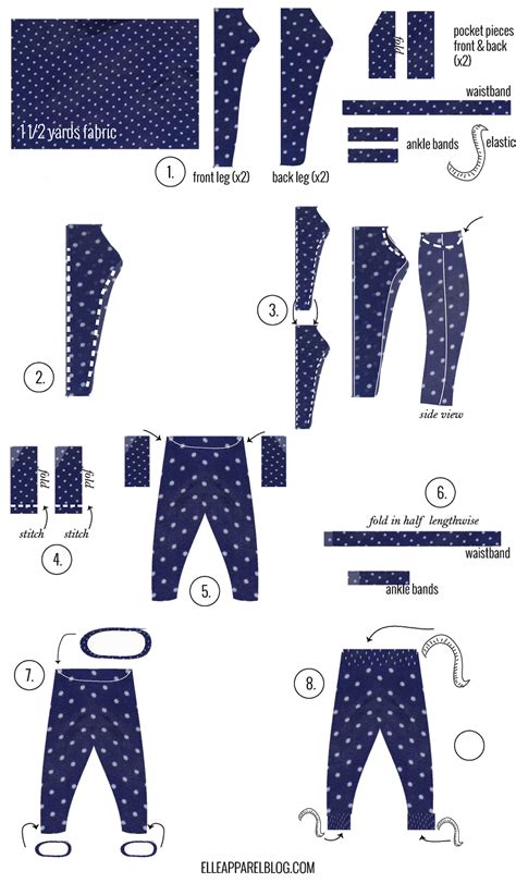 Tutorial Tuesday Track Pants Sewing Tutorial From Elle Apparel