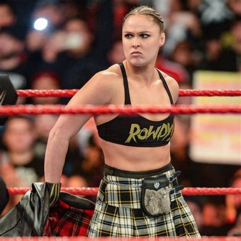 Photos The Rowdy One Looks To Annihilate Dana In Raw Womens Title