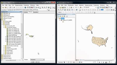 ArcGIS Coordinate Systems 2 Defining YouTube