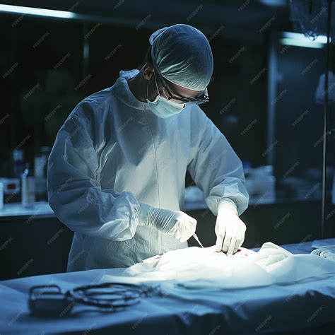 A forensic pathologist conducting an autopsy in a lab setting | Premium