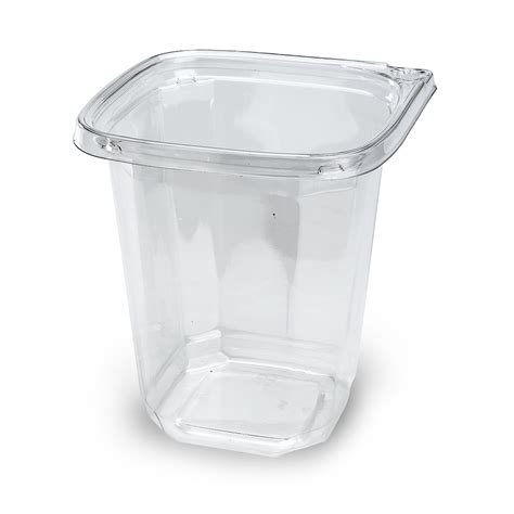 Contenedor Pet Cuadrado Alta Visibilidad 32 Oz 944 Ml Seine