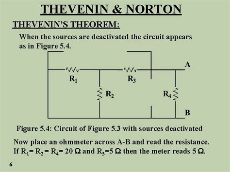 Basic Electric Circuits Thevenins And Nortons Theorems Lesson