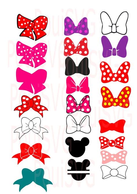 Minnie Mouse Bow Svg Free Image