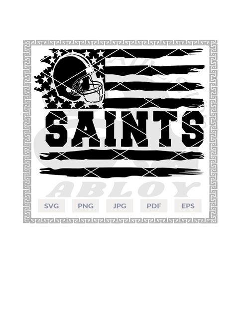 Saints Svg Saint Svg Saints Football Svg Saints Stacked - Etsy