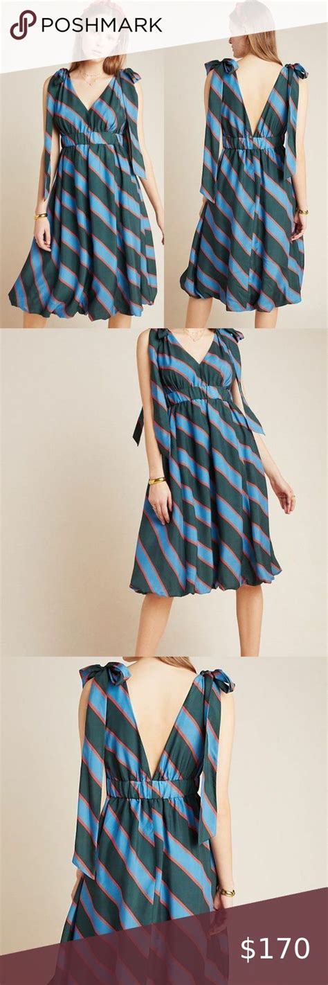 ANTHROPOLOGIE Tracy Reese Monaco Midi Dress US 4 Dress Clothes