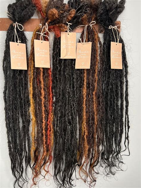 Human Hair Boho Locs 20 Locs Per Bundle Crochet Etsy