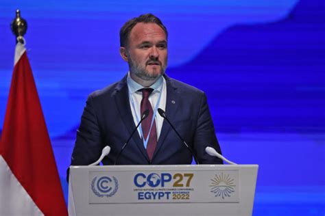 Dan Jorgensen Ministre Du Climat Danois Avant La Cop Il Y A Des