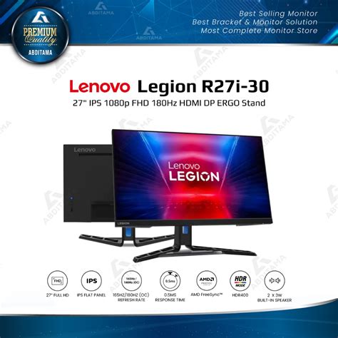 Jual Monitor Led Lenovo R I Ips P Fhd Hz Hdmi Dp Ergo