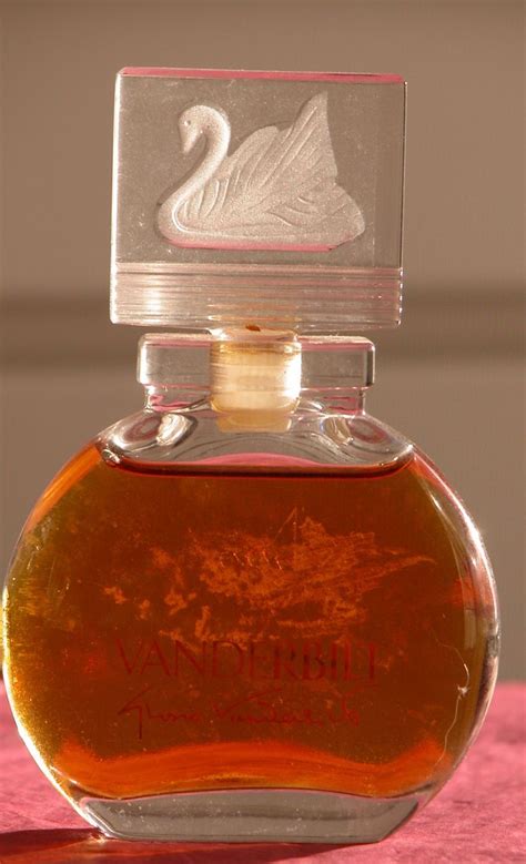 Perfume Bottle Gloria Vanderbilt With Swan All Glass From Timeinabottle