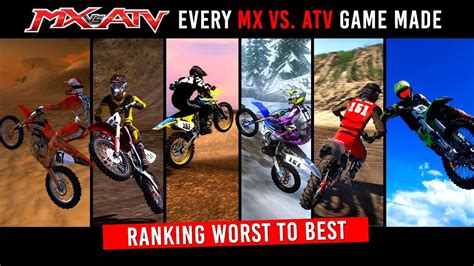 Every Mx Vs Atv Game Ranking From Worst To Best Youtube