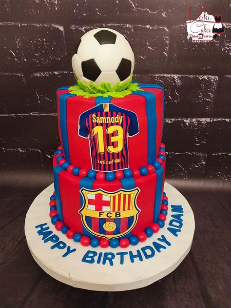 Barcelona Club Fans Cake Decorated Cake By Noha Sami Cakesdecor