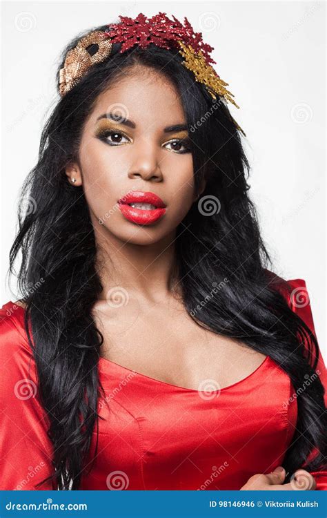 Elegant Mulatto Girl Stock Photo Image Of Lady Birthday 98146946