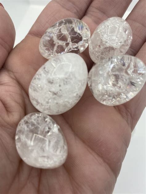 Crackle Quartz Tumbled Stones Clinic Of Calm