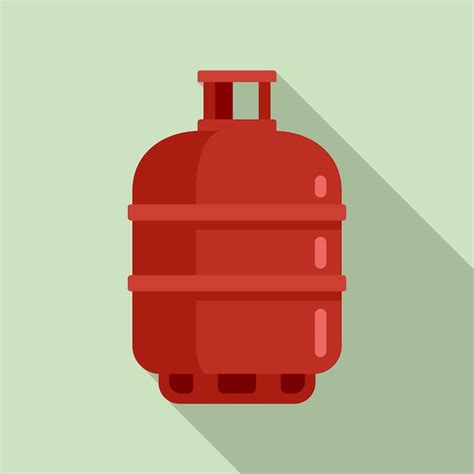 Premium Vector Gas Cylinder Butane Icon Flat Illustration Of Gas