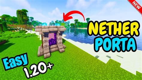 How To Build Nether Porta Minecraft Stone Brick Nether Portal Design