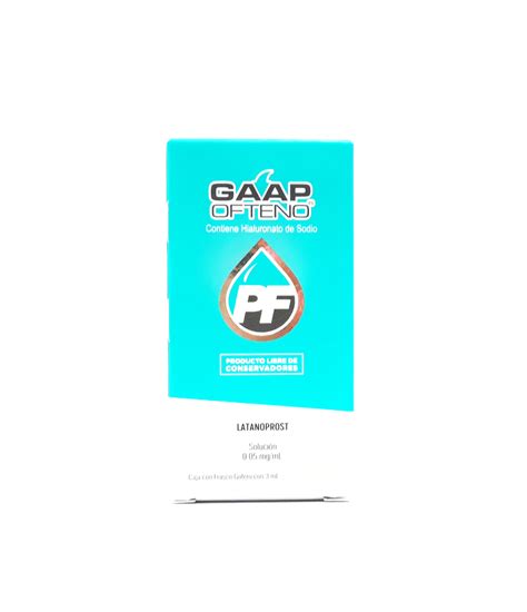 Gaap Ofteno Pf 005mgml Solución Oftálmica Con 3ml Myeyecaremx