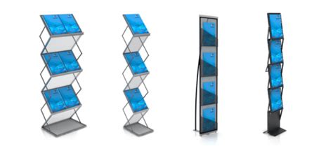 Буклетницы напольные и настольные купить в Standbuilding