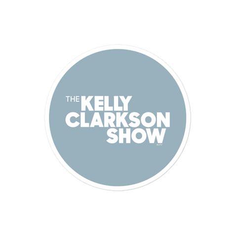 The Kelly Clarkson Show Logo Denim Sticker