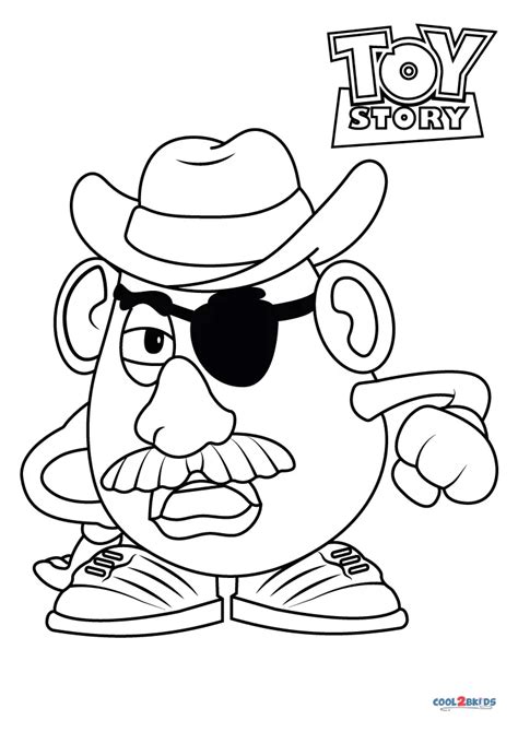 Free Printable Mr Potato Head Coloring Pages For Kids