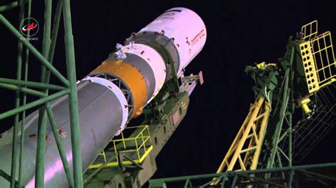 Вывоз РКН «Союз-2.1а» с первым ТГК новой модификации «Прогресс МС ...