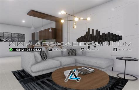 DESAIN INTERIOR RUMAH 7 5 X 18 METER PEMILIK BAPAK HERDI JAKARTA