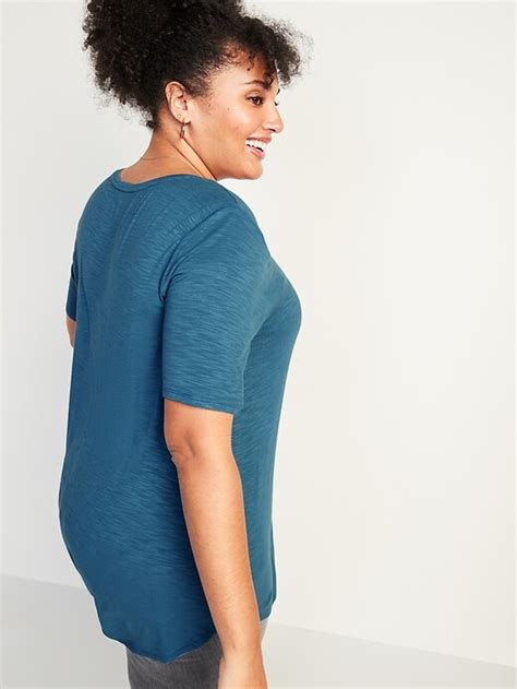 Luxe Plus Size V Neck Tunic Tee Old Navy